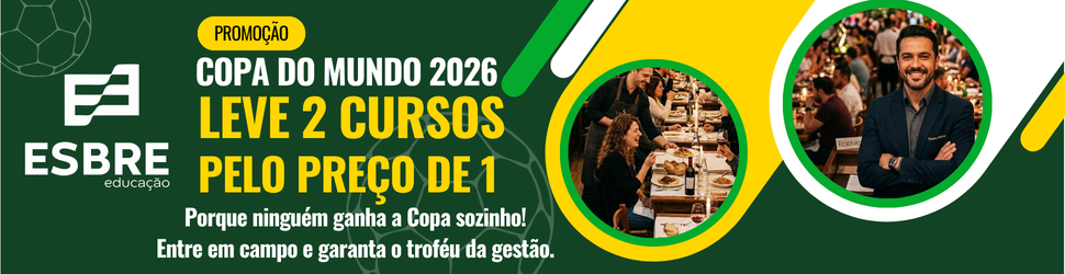 Copa do mundo é aqui na ESBRE